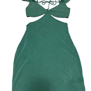 Forever 21 Teal Backless Dress